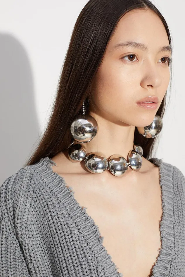 Shop Simon Miller JEWELRY Disco Drop Earring Silver