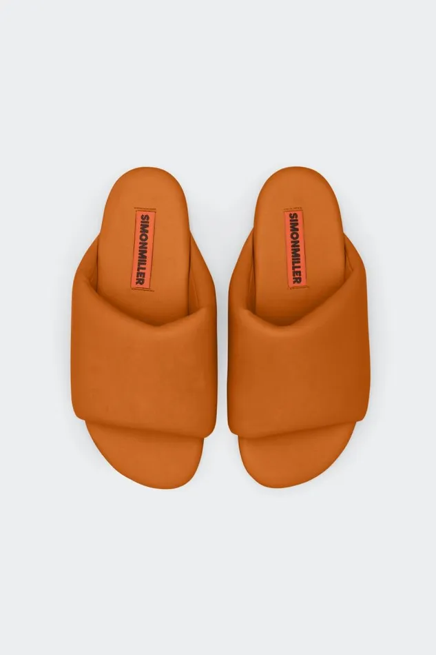 Shop Simon Miller SANDALS Bubble Slide Sepia Brown