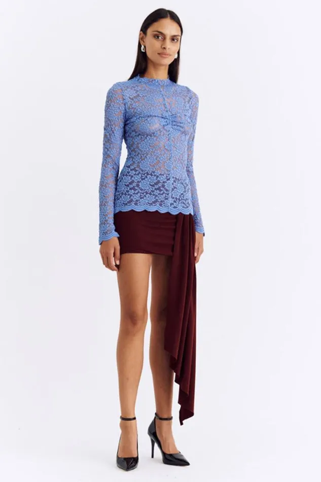 Shop SUBOO Tops Gemma Lace Long Sleeve Top