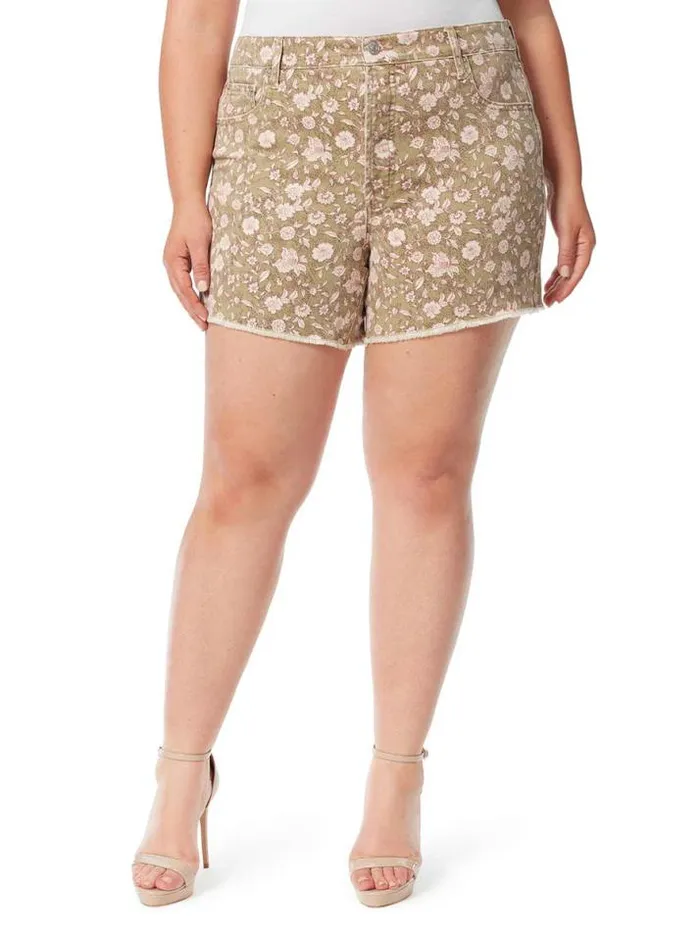 Shorts Clothing Jessica Simpson Infinite High Waist Short In Botanical Dots