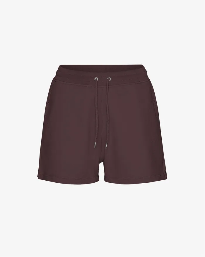 Shorts Women Women Organic Sweatshorts 8211 Oxblood Red Colorfulstandard