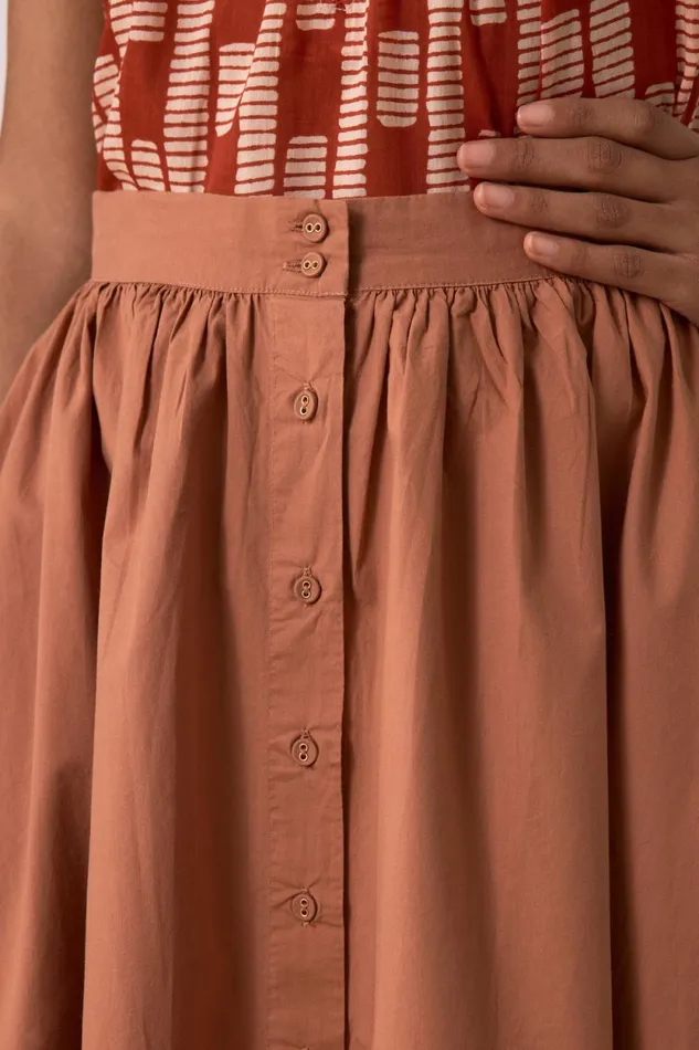Skirts and Shorts Women Leon and Harper Jeremiah Pl Skirt Peach