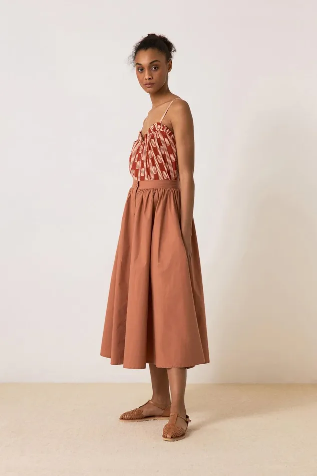 Skirts and Shorts Women Leon and Harper Jeremiah Pl Skirt Peach