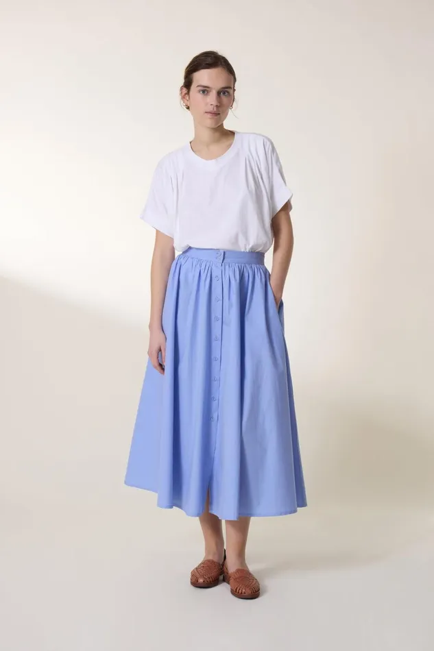 Skirts and Shorts Women Leon and Harper Jeremiah Pl2 Skirt Lavender