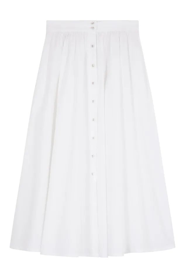 Skirts and Shorts Women Leon and Harper Jeremiah Pl2 Skirt White