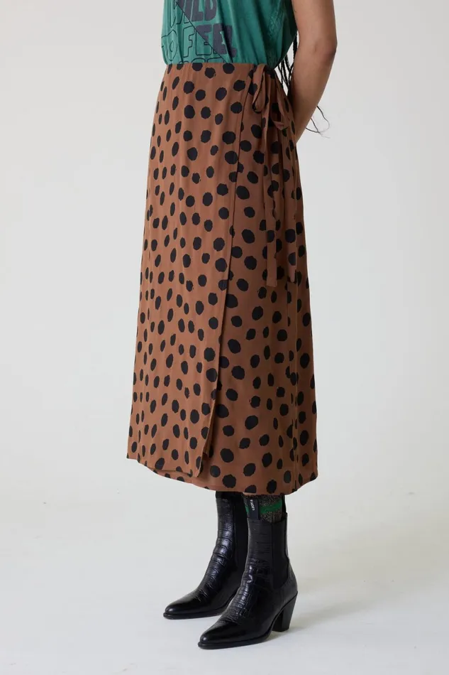 Skirts and Shorts Women Leon and Harper Jimini Spot Skirt Brown