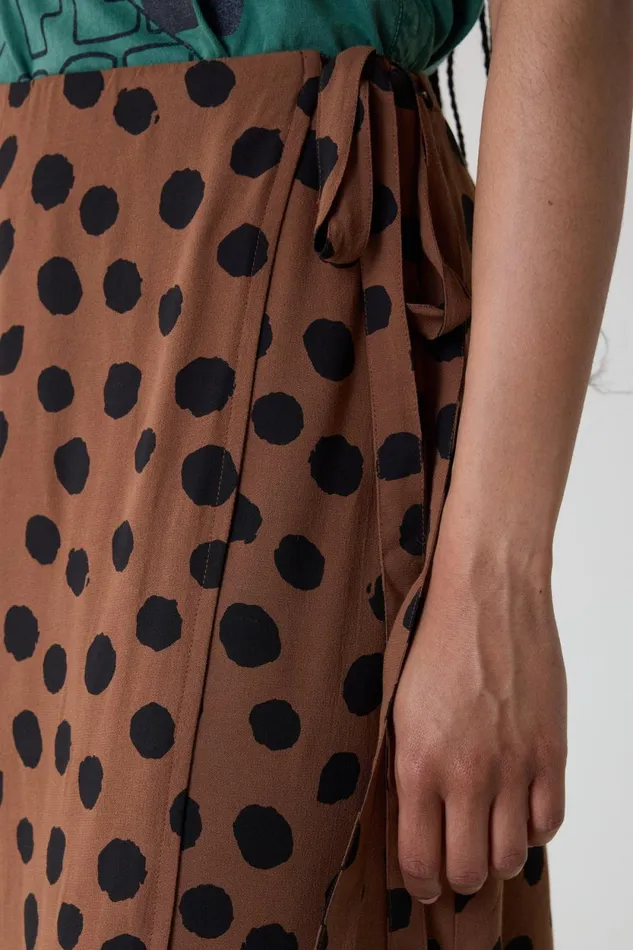 Skirts and Shorts Women Leon and Harper Jimini Spot Skirt Brown