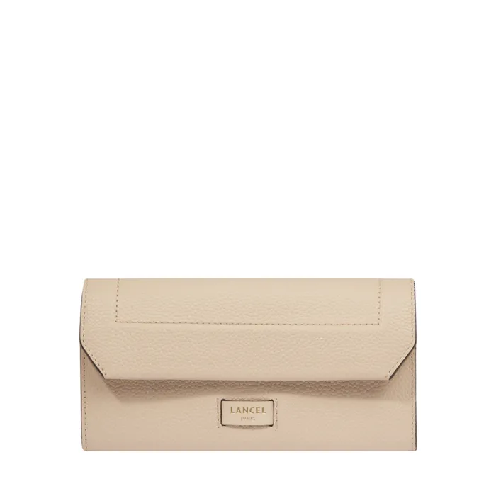 Slim Flap Wallet Capucinogold Women Lancel Wallet
