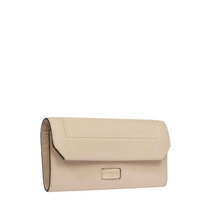 Slim Flap Wallet Capucinogold Women Lancel Wallet