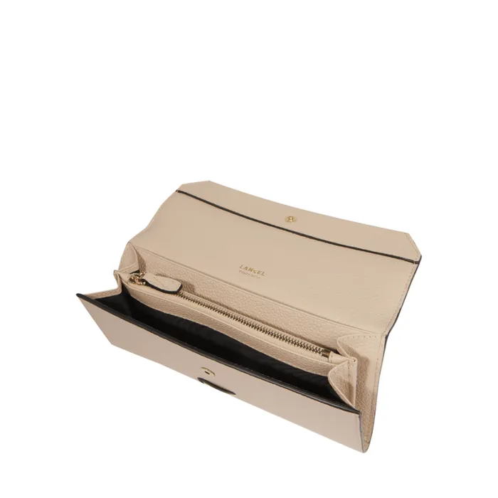 Slim Flap Wallet Capucinogold Women Lancel Wallet