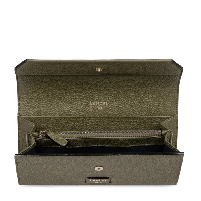 Slim Flap Wallet Dark Khakidark Khaki Women Lancel Wallet Slim Flap Wallet Dark Khakidark Khaki Women Lancel Wallet