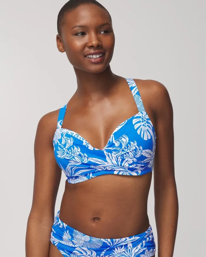 Soma Bleu Rod A Pace In The Sun Underwire Bikini Big Sur Blue Women Swim