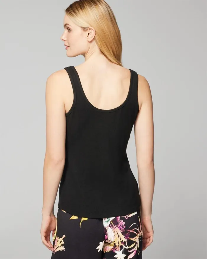 Soma Cool Nights Ribbed Tank Ivory Women Matching Sets and Separates