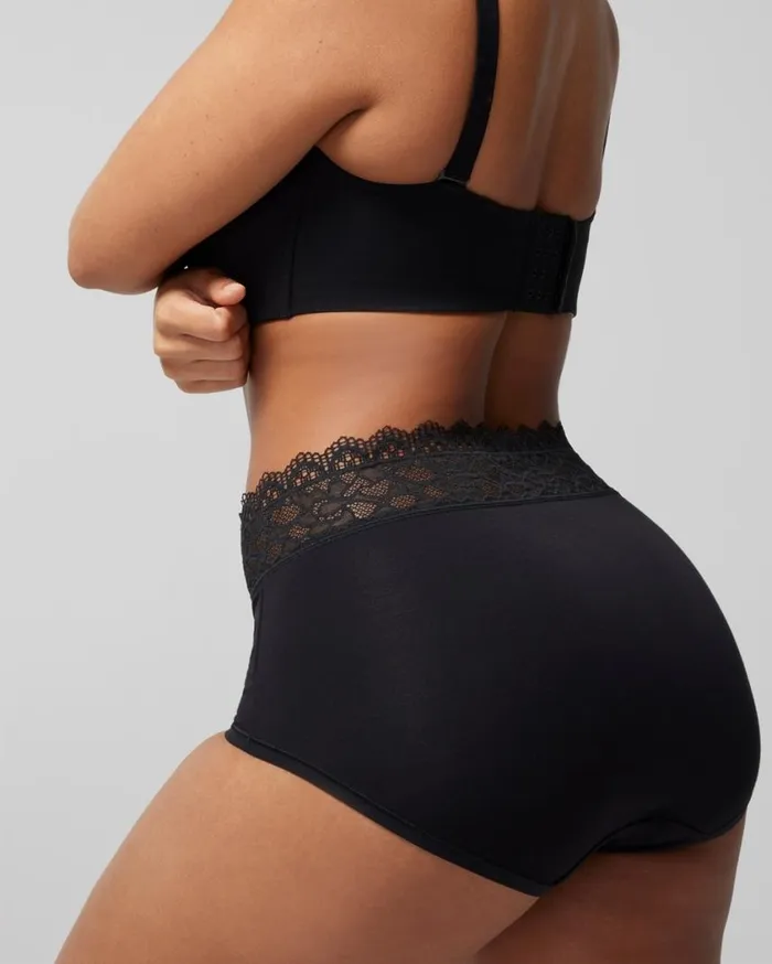Soma Embraceable Super Soft Enchanting Lace Brief Into The Groove Mini Ws Women Lingerie