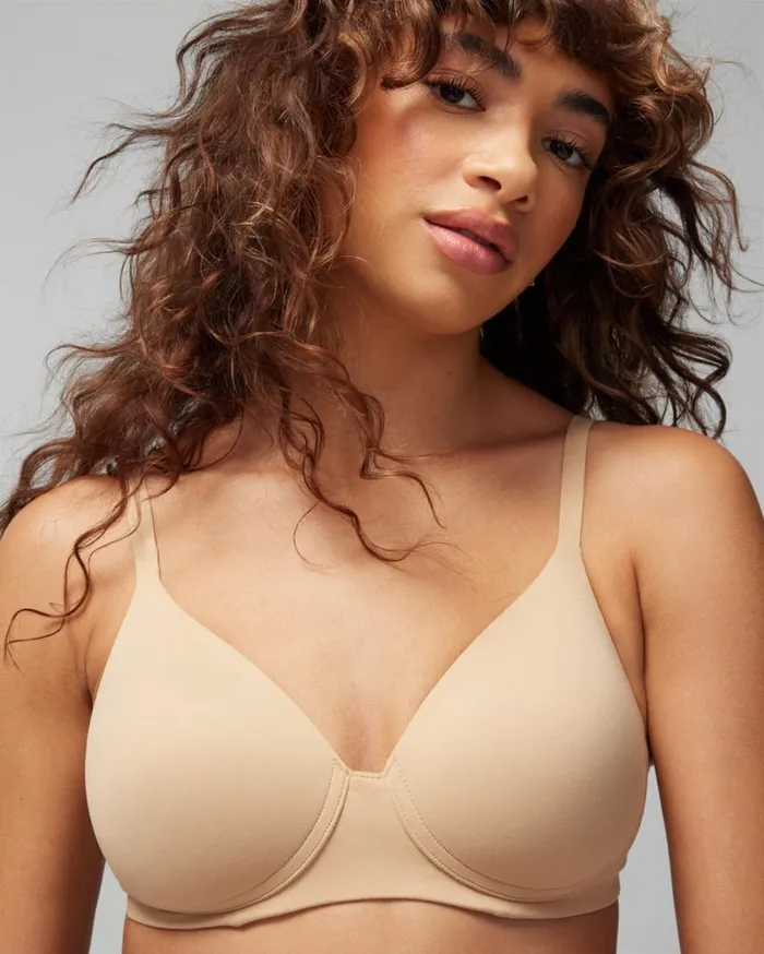 Soma Embraceable Wireless Bra Warm Amber Women Bras