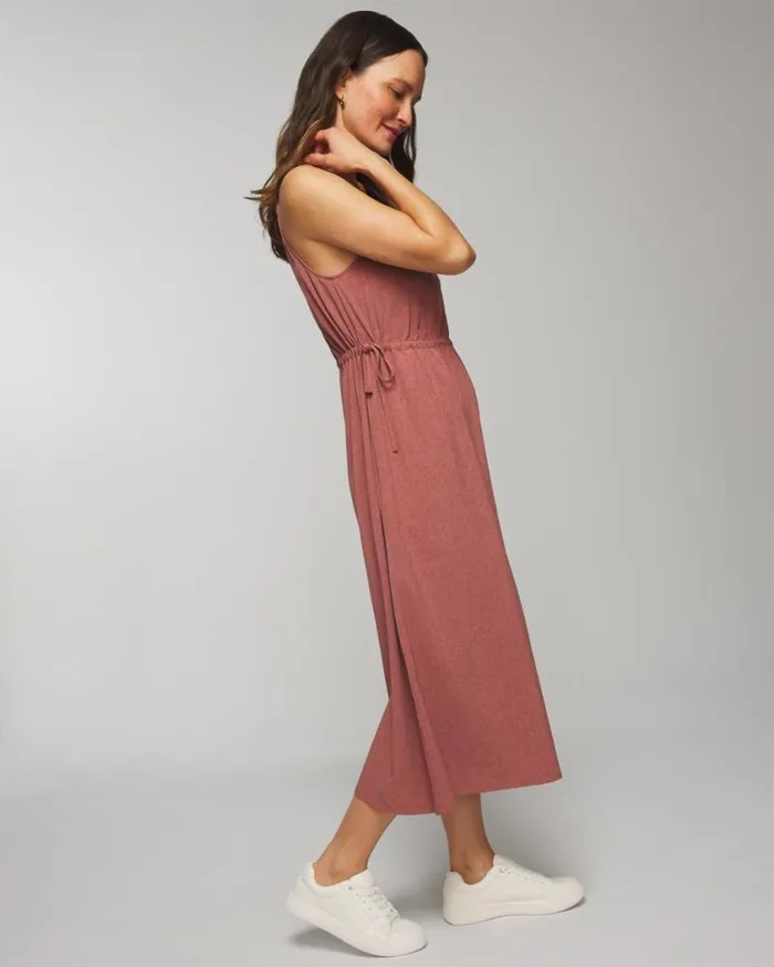Soma Everstretch Relaxed Travel Bra Dress Crossdye Make Me Blush Women Midi Dresses