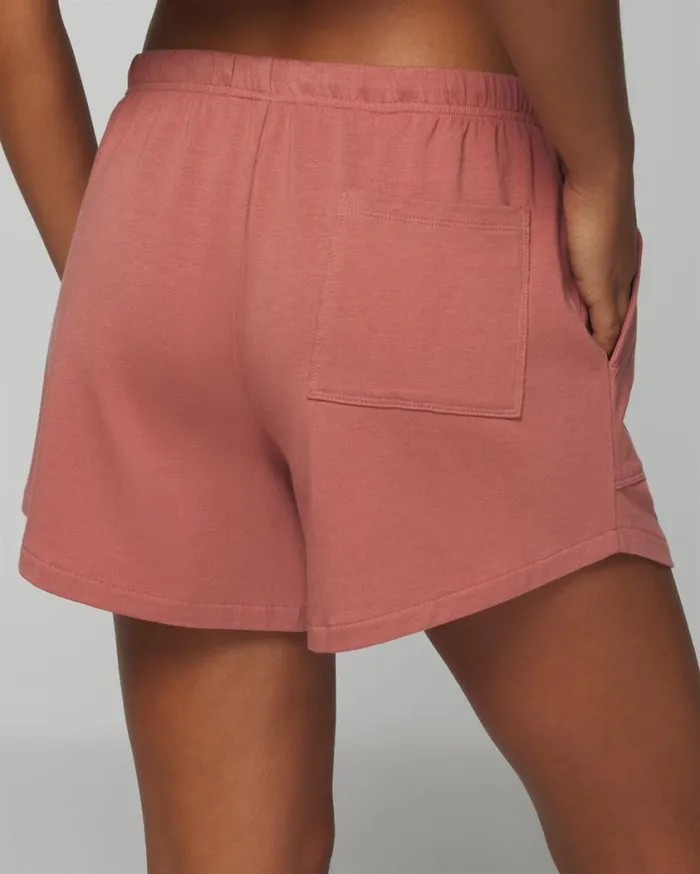 Soma Most Loved Cotton Shorts Clay Rose Women Matching Sets and Separates