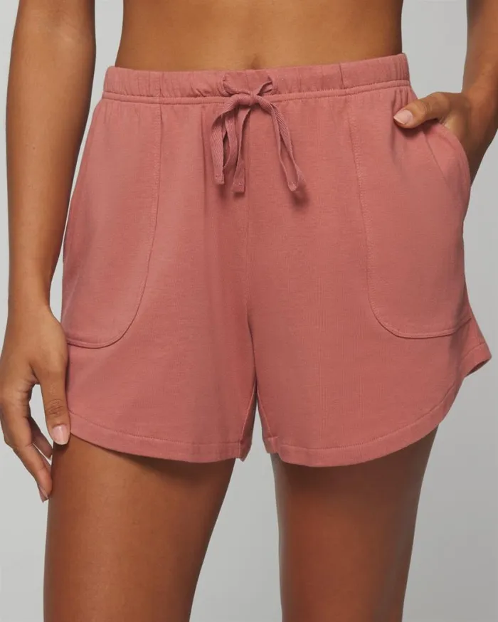 Soma Most Loved Cotton Shorts Clay Rose Women Matching Sets and Separates