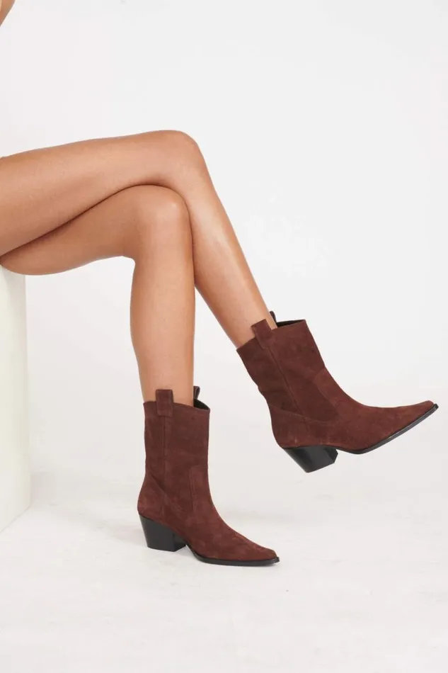 STAUD Boots JUNE BOOT Mahogany 8211 Women