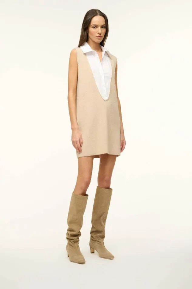 STAUD Boots WALLY BOOT Dune Suede 8211 Women