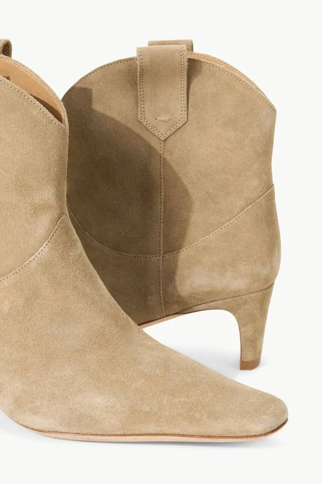 STAUD Boots WESTERN WALLY ANKLE BOOT Dune Suede 8211 Women STAUD Boots WESTERN WALLY ANKLE BOOT Dune Suede 8211 Women