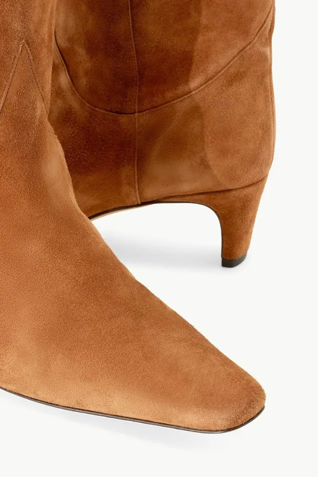STAUD Boots WESTERN WALLY BOOT Tan Suede 8211 Women