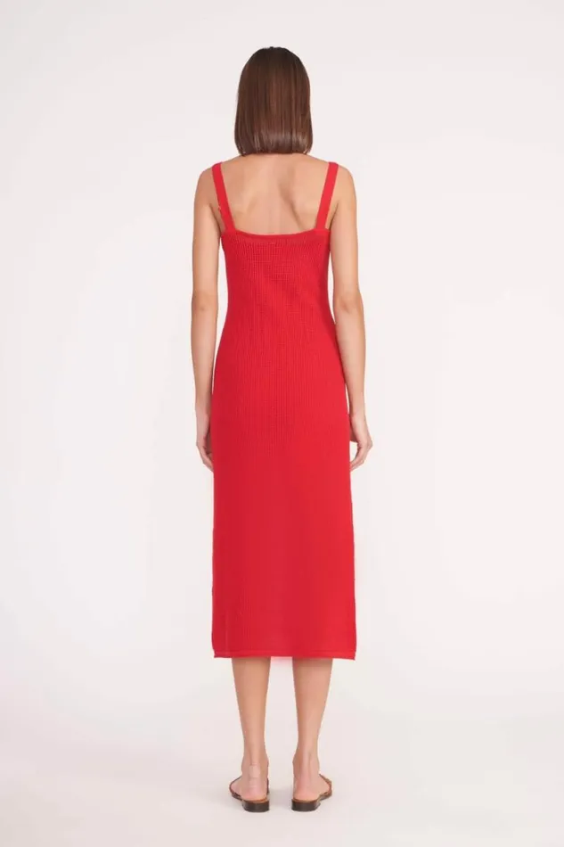 STAUD CoverUps JESSICA COVERUP DRESS Ruby 8211 Women