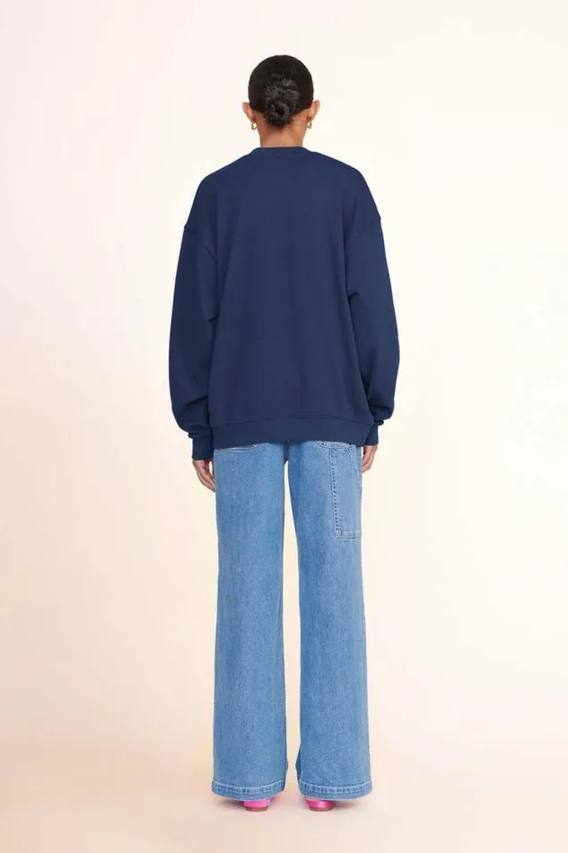 STAUD Custom Clothing CUSTOM X CBONZ OVERSIZED SWEATSHIRT Navy 8211 Pet