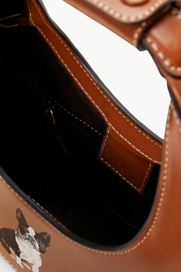 STAUD Custom Handbags CUSTOM MINI MOON BAG Tan 8211 Women