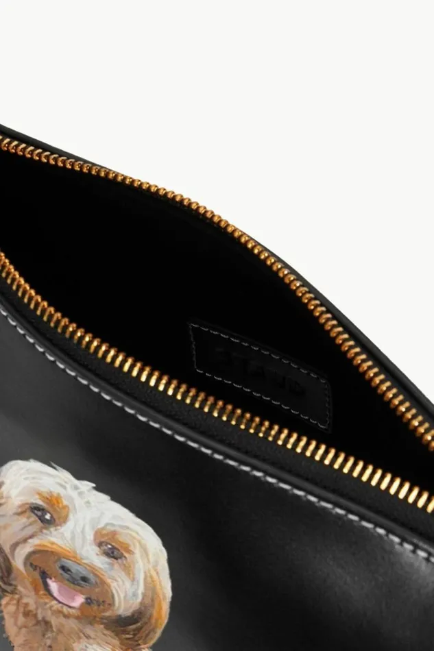 STAUD Custom Handbags CUSTOM SHIRLEY POUCH Black 8211 Women