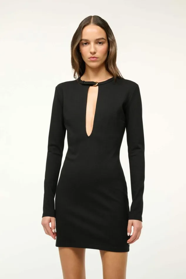 STAUD Dresses ASTOR DRESS Black 8211 Women STAUD Dresses ASTOR DRESS Black 8211 Women