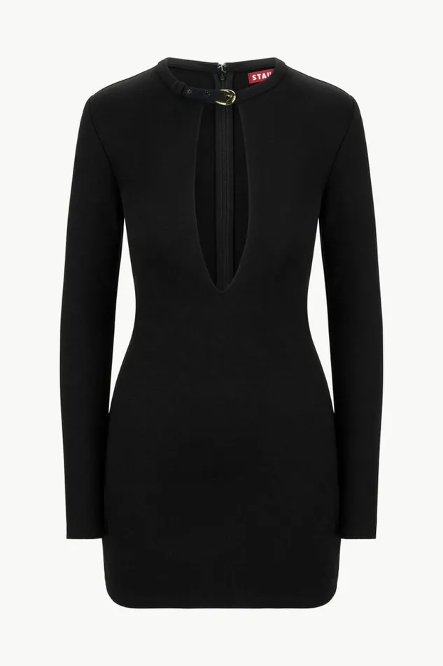 STAUD Dresses ASTOR DRESS Black 8211 Women STAUD Dresses ASTOR DRESS Black 8211 Women