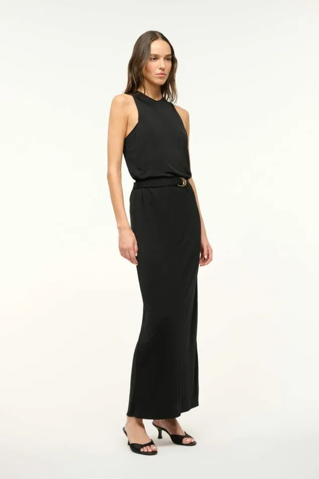 STAUD Dresses BRANDY DRESS Black 8211 Women STAUD Dresses BRANDY DRESS Black 8211 Women