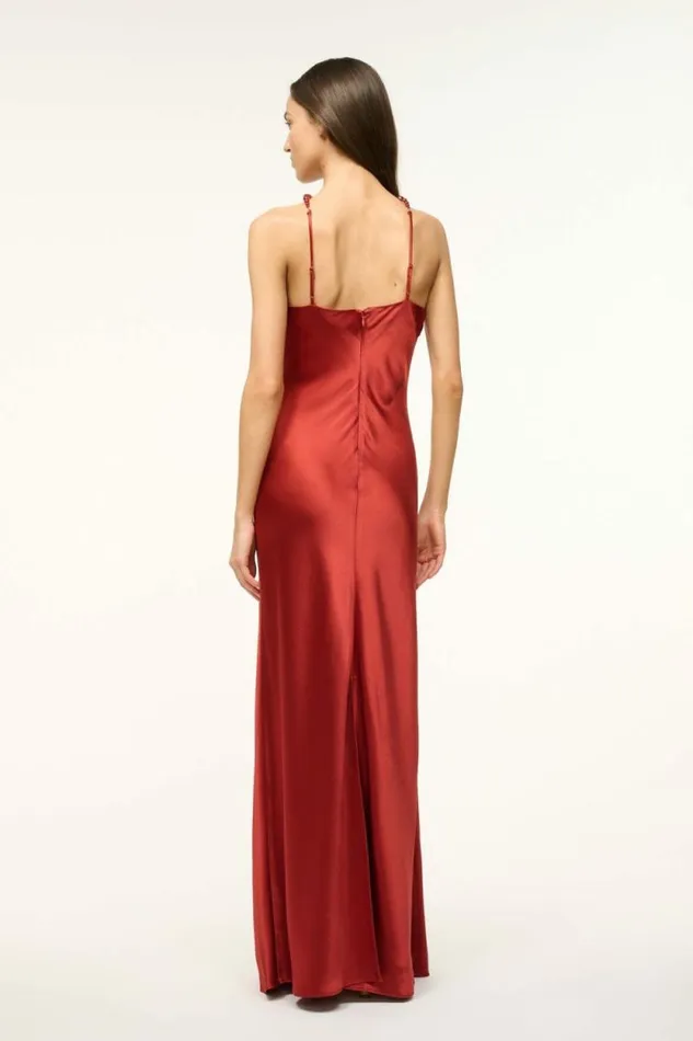 STAUD Dresses CADENCE DRESS Rust 8211 Women