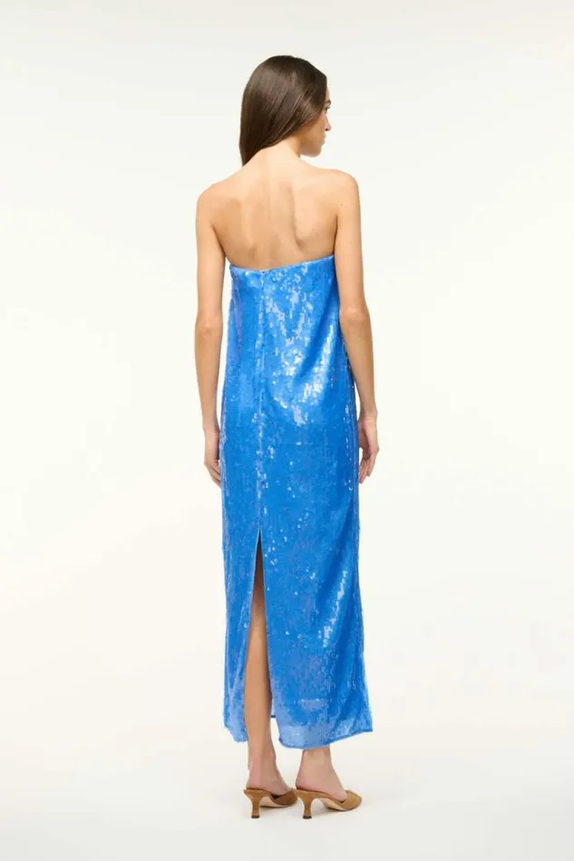 STAUD Dresses CASEY DRESS Cornflower 8211 Women
