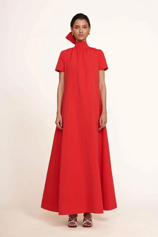 STAUD Dresses ILANA DRESS Poinsettia 8211 Women