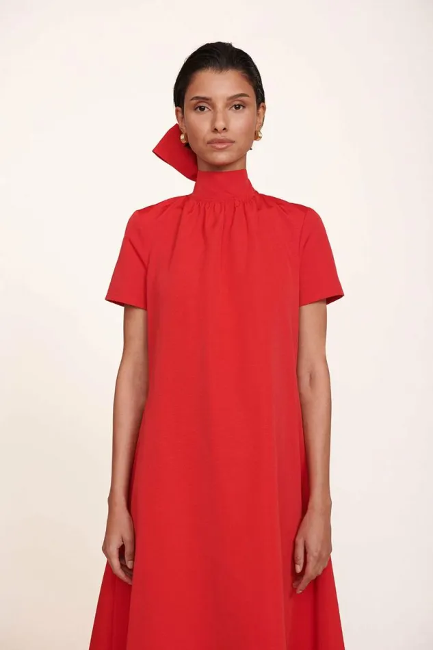 STAUD Dresses ILANA DRESS Poinsettia 8211 Women STAUD Dresses ILANA DRESS Poinsettia 8211 Women