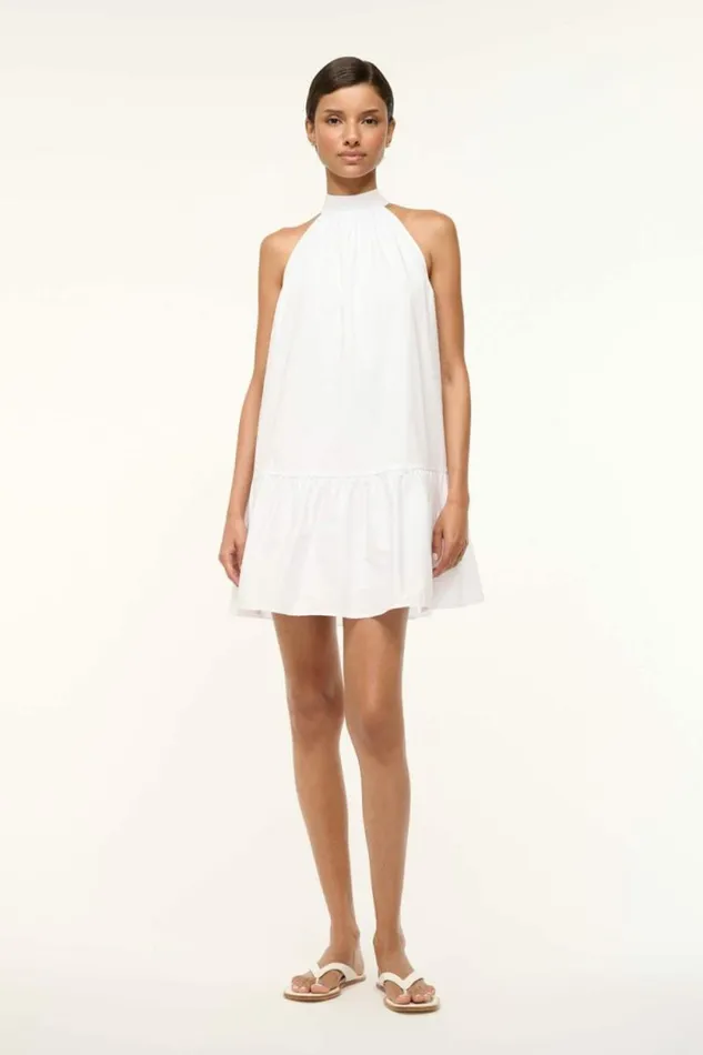 STAUD Dresses MINI MARLOWE DRESS White 8211 Women