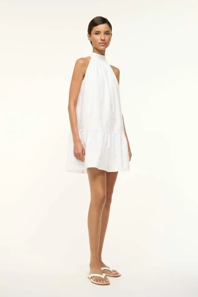 STAUD Dresses MINI MARLOWE DRESS White 8211 Women