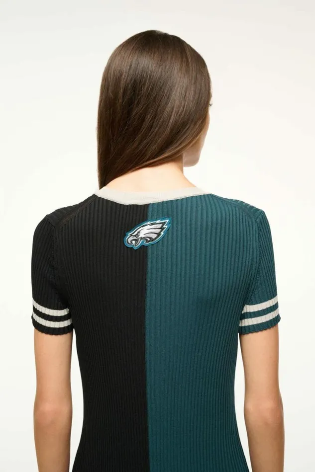 STAUD Dresses THE NFL COLLEEN DRESS Eagles 8211 Women STAUD Dresses THE NFL COLLEEN DRESS Eagles 8211 Women