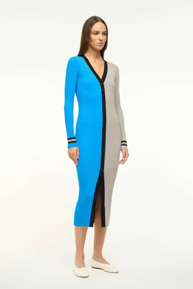 STAUD Dresses THE NFL SHOKO SWEATER Detroit Lions 8211 Women STAUD Dresses THE NFL SHOKO SWEATER Detroit Lions 8211 Women