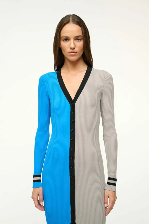 STAUD Dresses THE NFL SHOKO SWEATER Detroit Lions 8211 Women STAUD Dresses THE NFL SHOKO SWEATER Detroit Lions 8211 Women