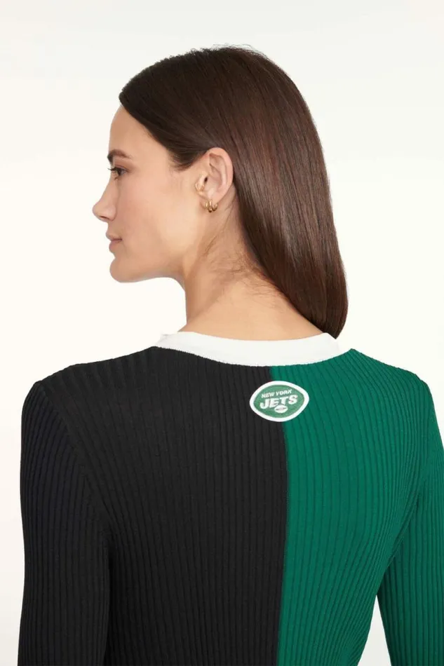 STAUD Dresses THE NFL SHOKO SWEATER New York Jets 8211 Women STAUD Dresses THE NFL SHOKO SWEATER New York Jets 8211 Women
