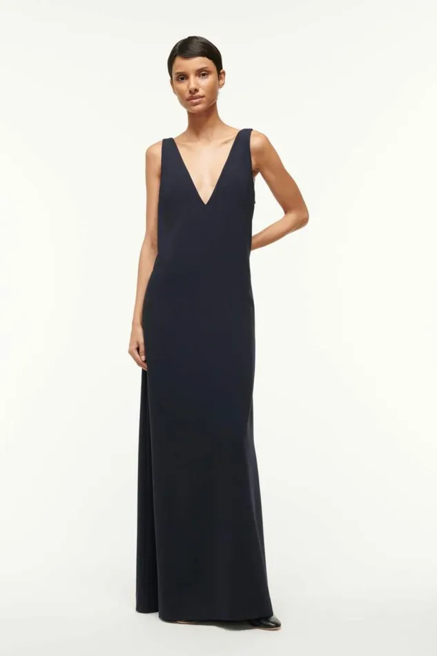 STAUD Dresses ZORA DRESS Navy 8211 Women