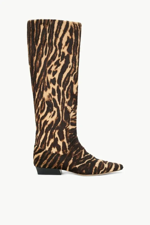 STAUD Essentials WALLY FLAT BOOT Lady Leopard 8211 Women