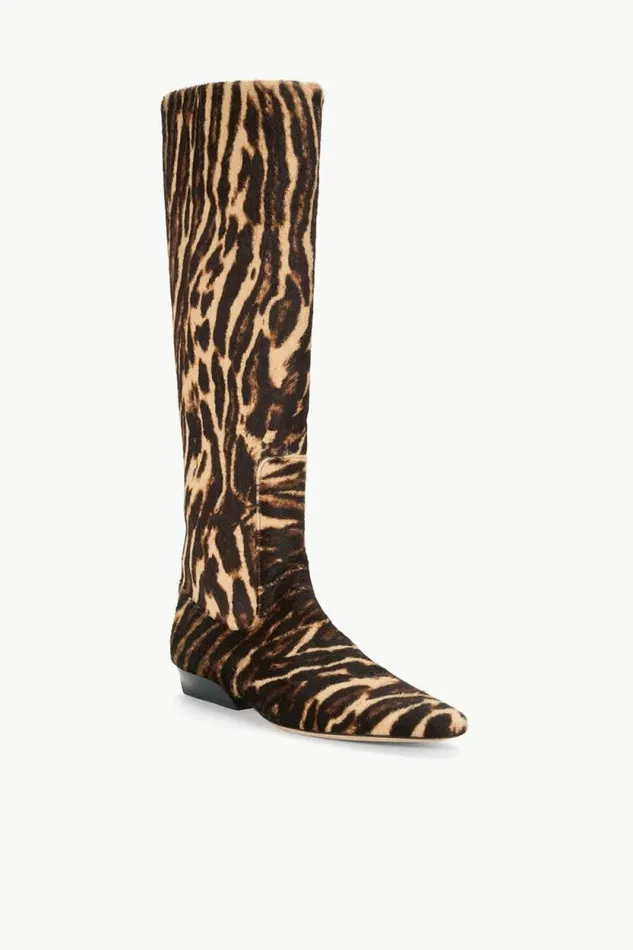 STAUD Essentials WALLY FLAT BOOT Lady Leopard 8211 Women