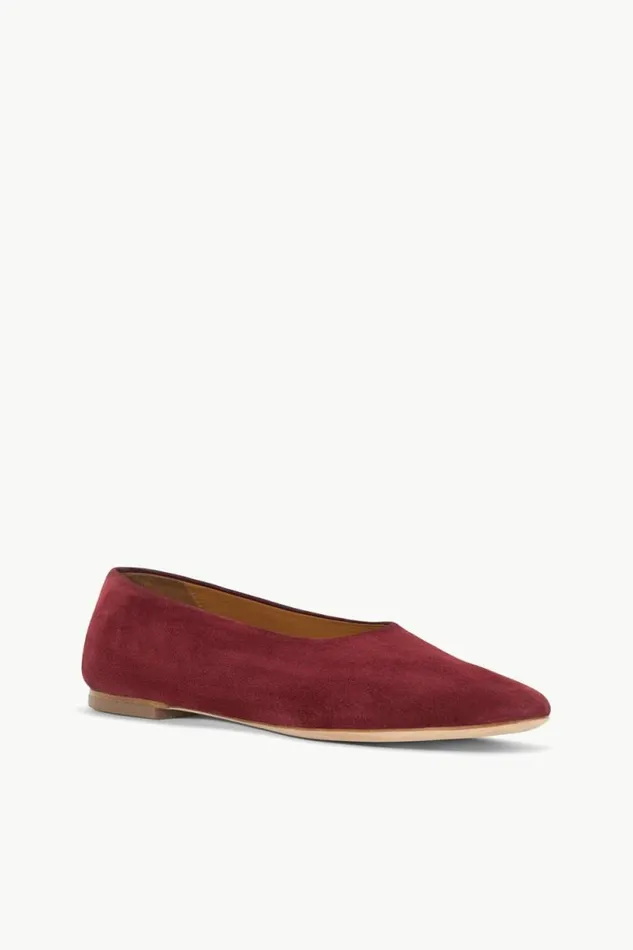 STAUD Mules and Flats ALBA BALLET FLAT Pinot Suede 8211 Women STAUD Mules and Flats ALBA BALLET FLAT Pinot Suede 8211 Women