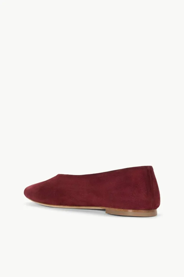 STAUD Mules and Flats ALBA BALLET FLAT Pinot Suede 8211 Women STAUD Mules and Flats ALBA BALLET FLAT Pinot Suede 8211 Women