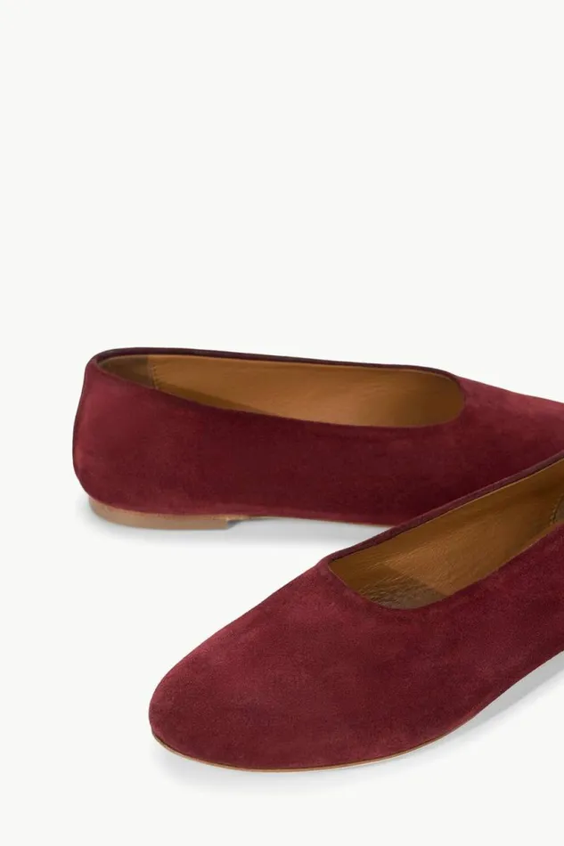 STAUD Mules and Flats ALBA BALLET FLAT Pinot Suede 8211 Women STAUD Mules and Flats ALBA BALLET FLAT Pinot Suede 8211 Women
