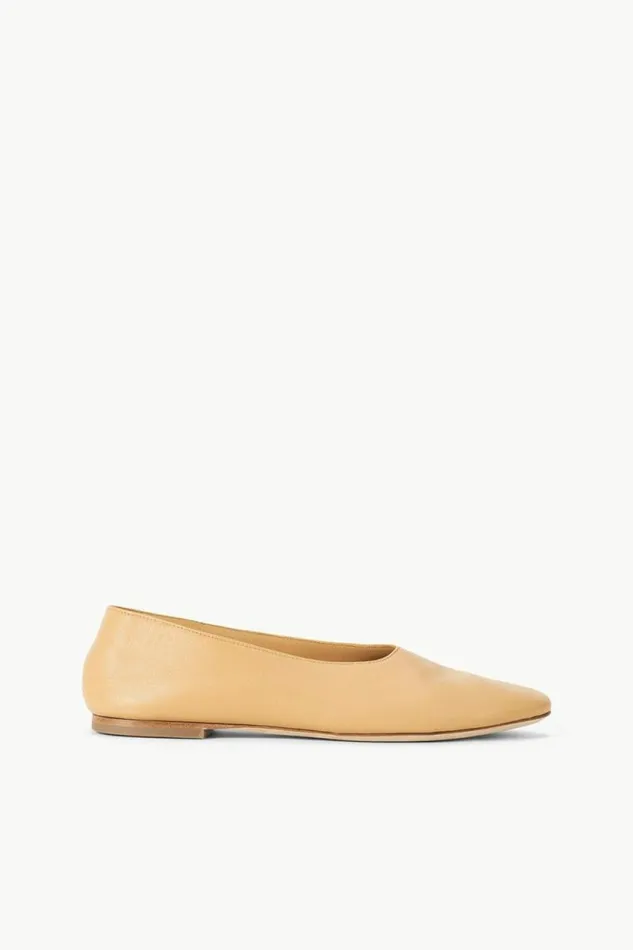 STAUD Mules and Flats ALBA BALLET FLAT Porcini 8211 Women